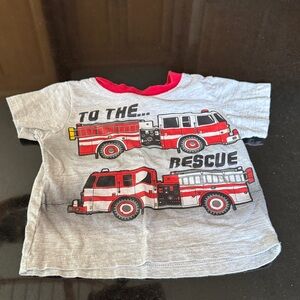 Fire Truck Rescue boys T-Shirt